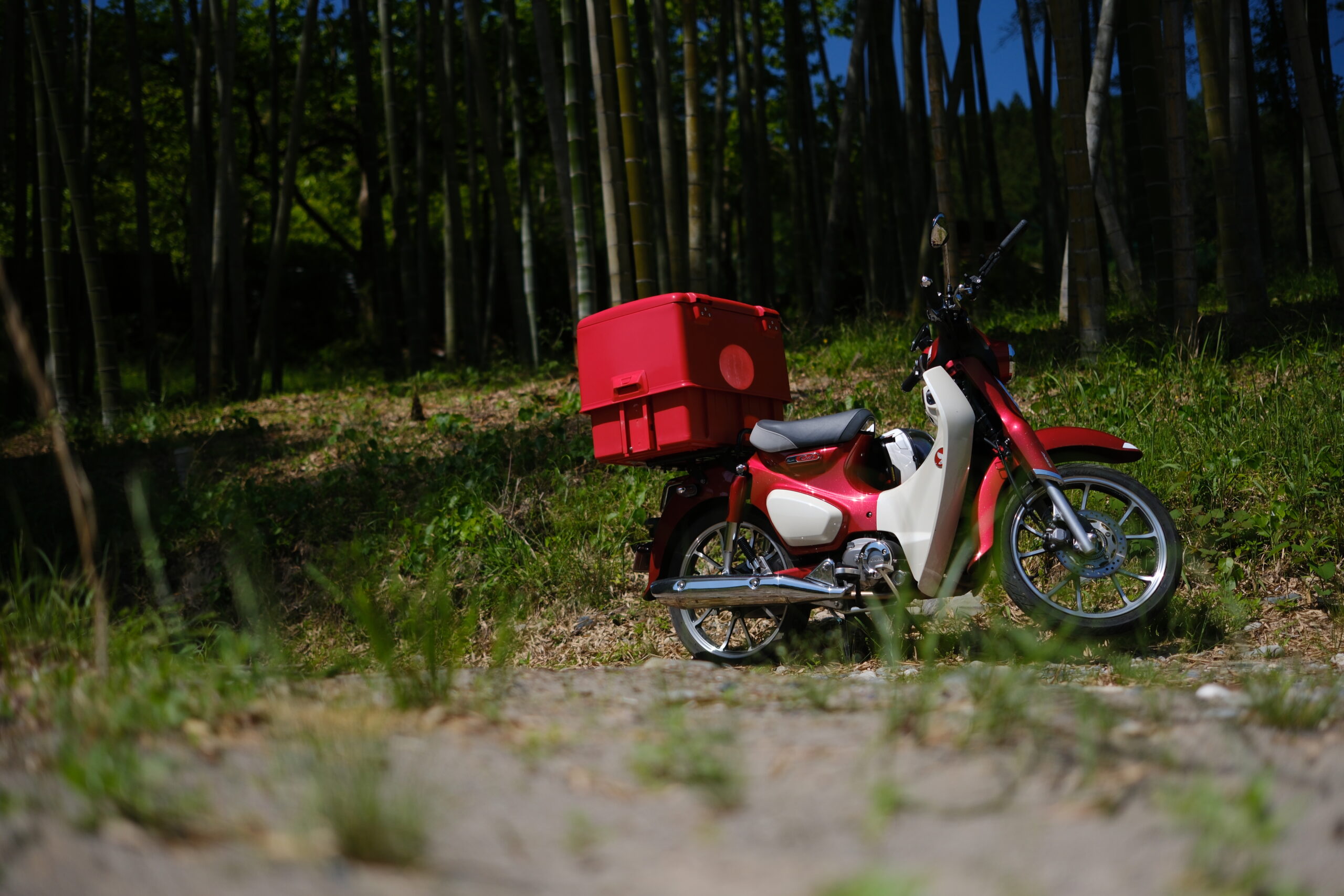 スーパーカブと瀞峡